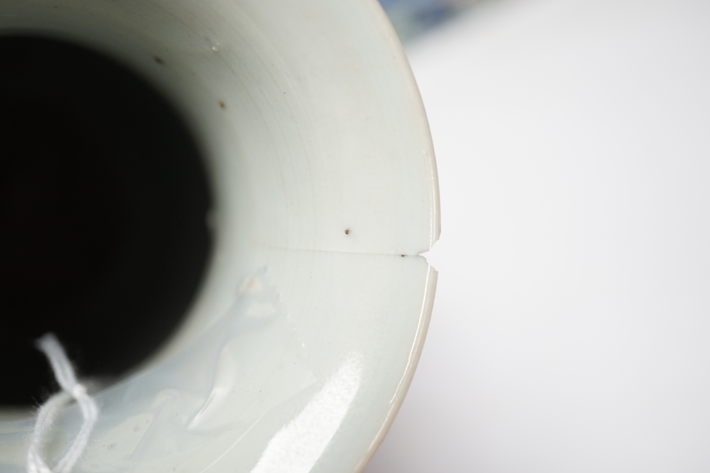 A Chinese famille rose vase and a porcelain cover decorated with children, largest 33cm wide